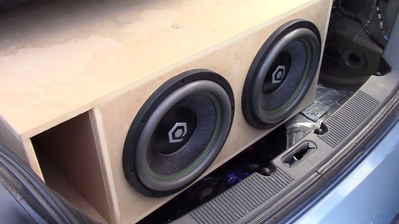 2 SOUNDQUBED HDC3 12S ON SKAR 3500 TAURUS TRUNK SYSTEM!