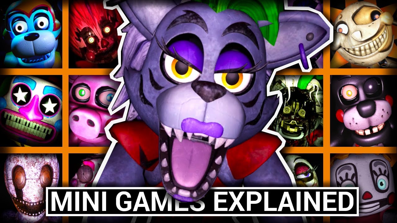 FNAF Help Wanted 2 — все аниматроники и мини-игры с объяснениями