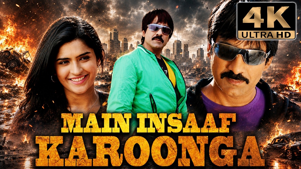 Main Insaaf Karoonga (4K) | South Blockbuster Action Hindi Dubbed Movie | Ravi Teja, Deeksha Seth |