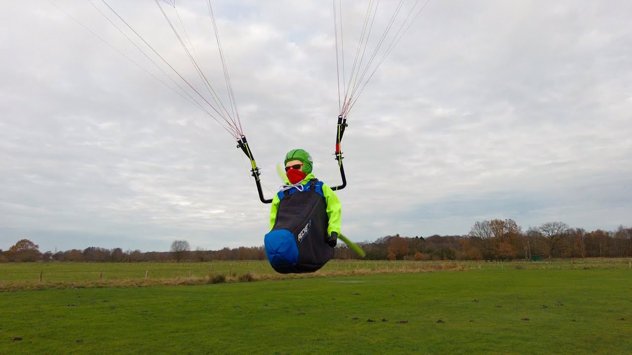 My new Paraglider Stable 2.1 Race and Rocket V2 low flights with pleasant sound