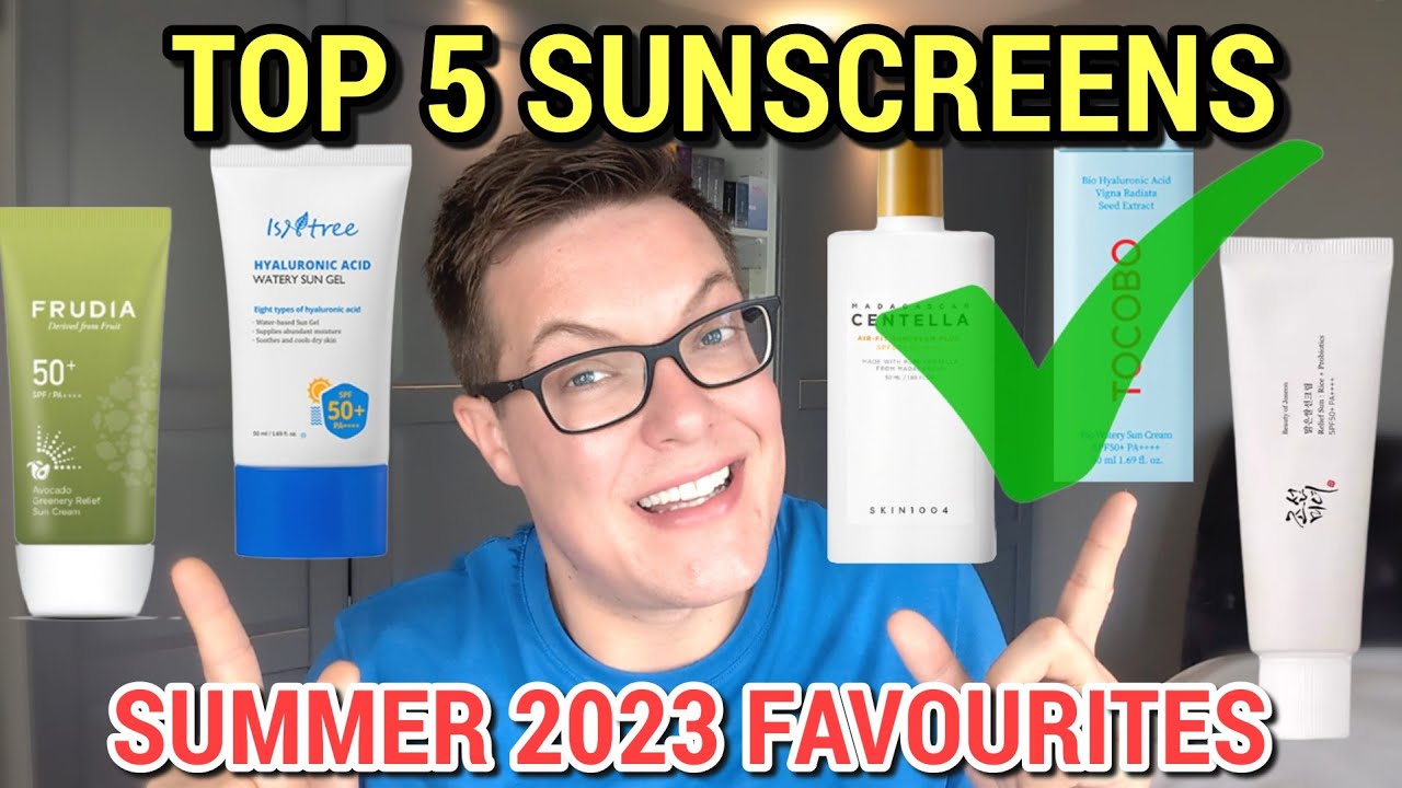BEST SUNSCREENS 2023 - I Use These SPFs All The Time (Anti Aging Sunscreen)