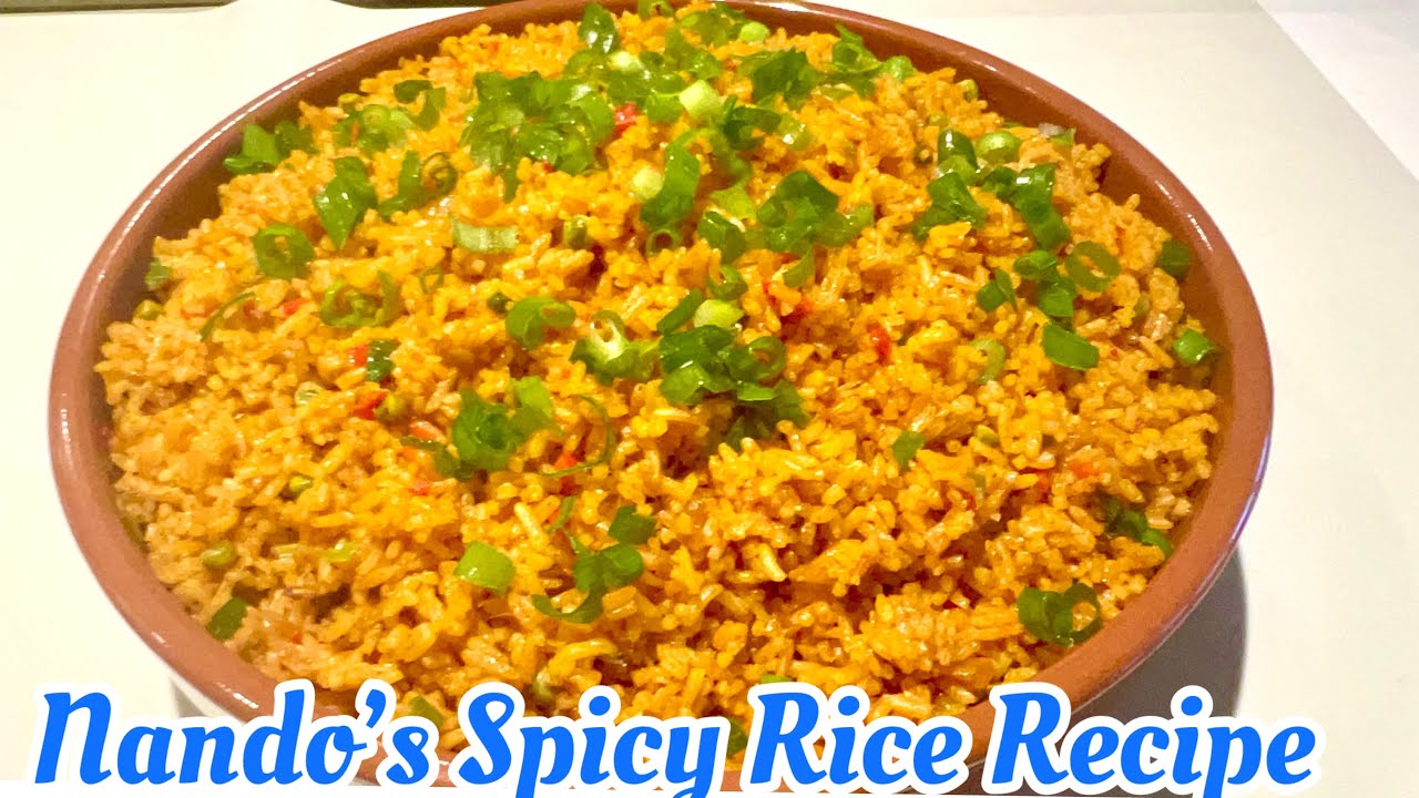 How to make Spicy Nando’s Rice