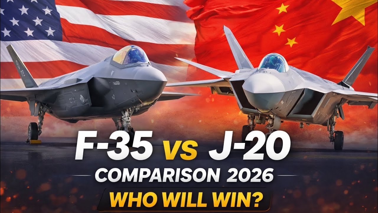 F35 vs J20 2026 – Stealth Fighter Showdown | Who Dominates the Sky?