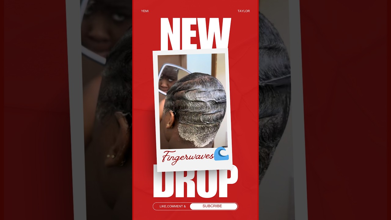 Finger Waves with Just a Comb | Short Pixie Hairstyle