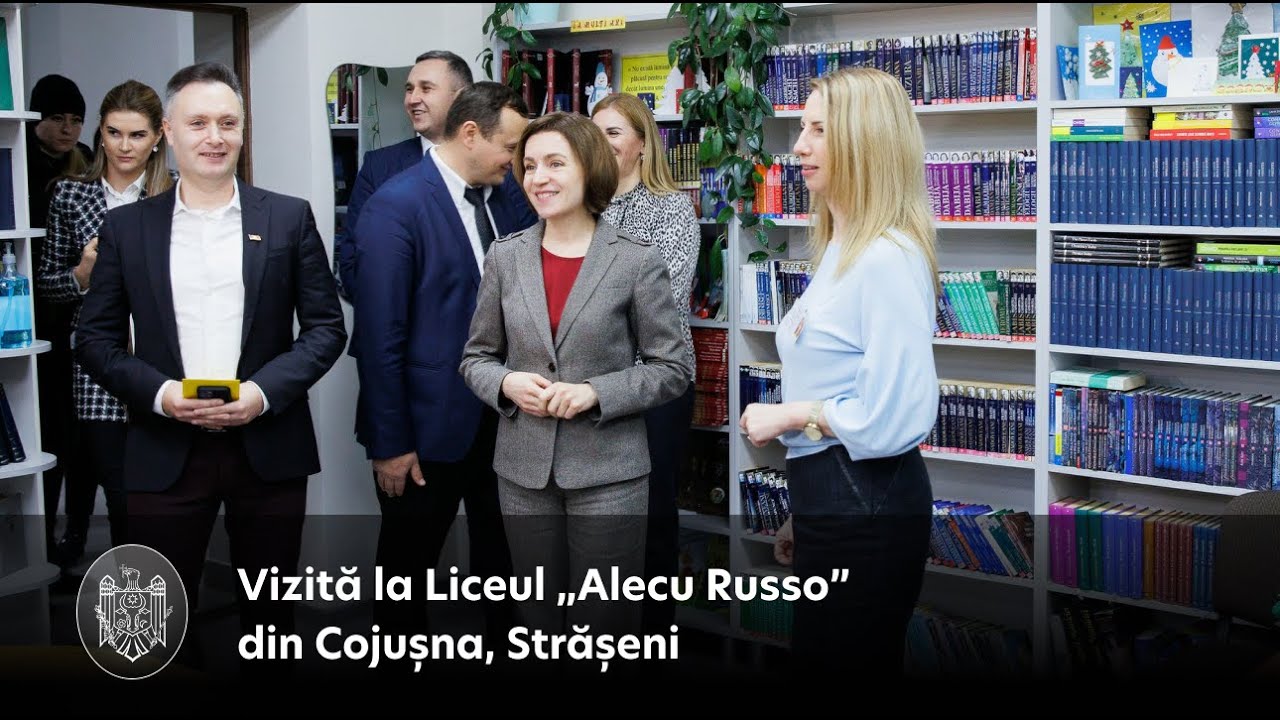Vizită la Liceul „Alecu Russo” din Cojușna, Strășeni