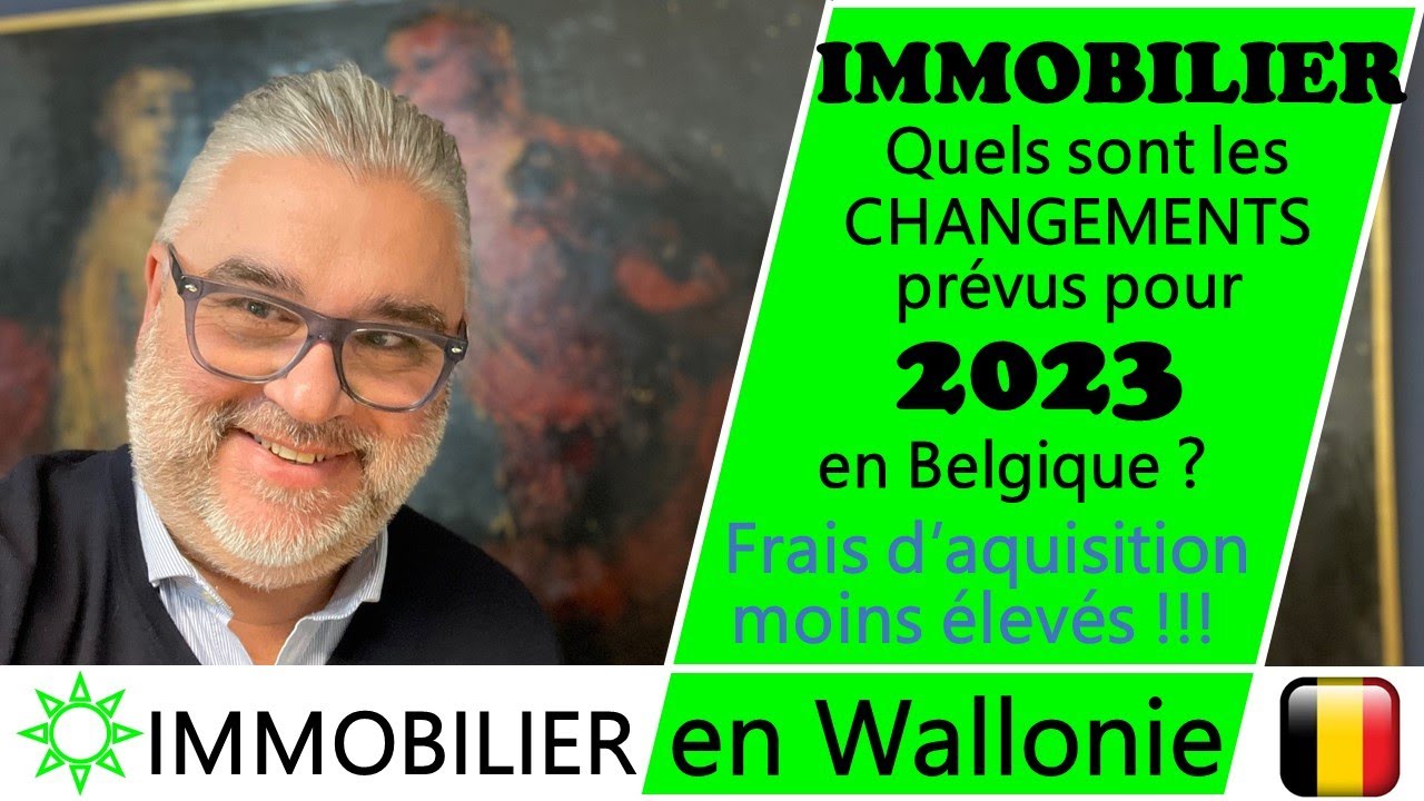 En 2023, les frais d’acquisition vont diminuer pour l'#immobilier en #wallonie  #belgique #immoenwal