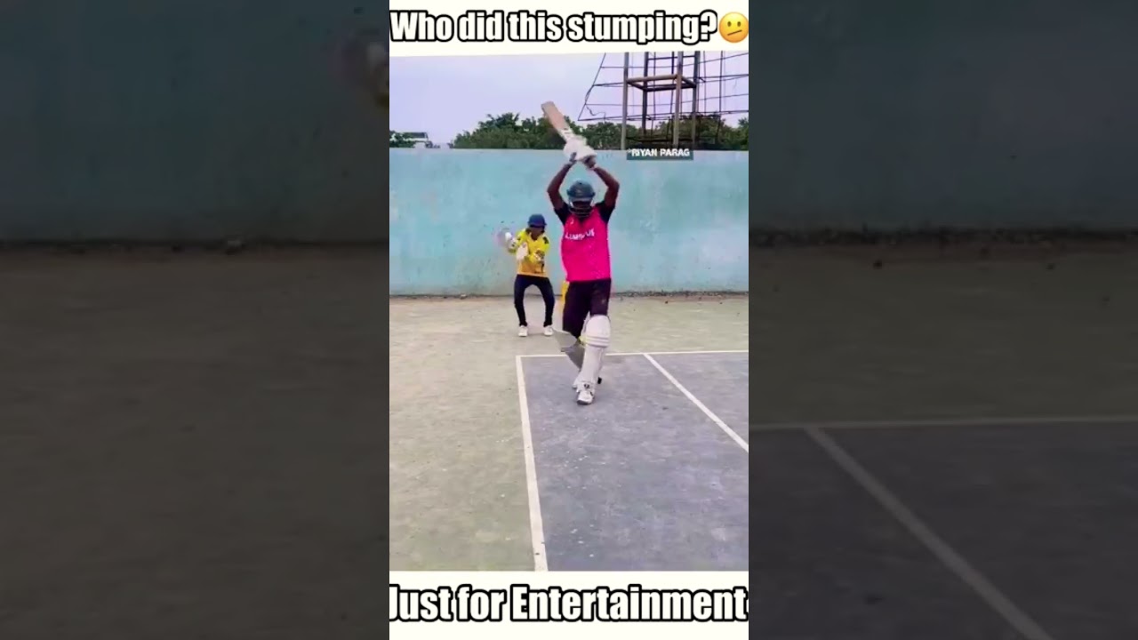 Who Did This Stumping🤔💥💥 #ipl #msd #cricket #shorts