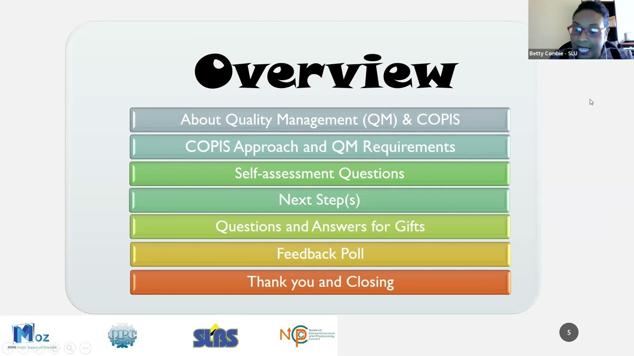 Business Improvement through Quality Management and COPIS Model