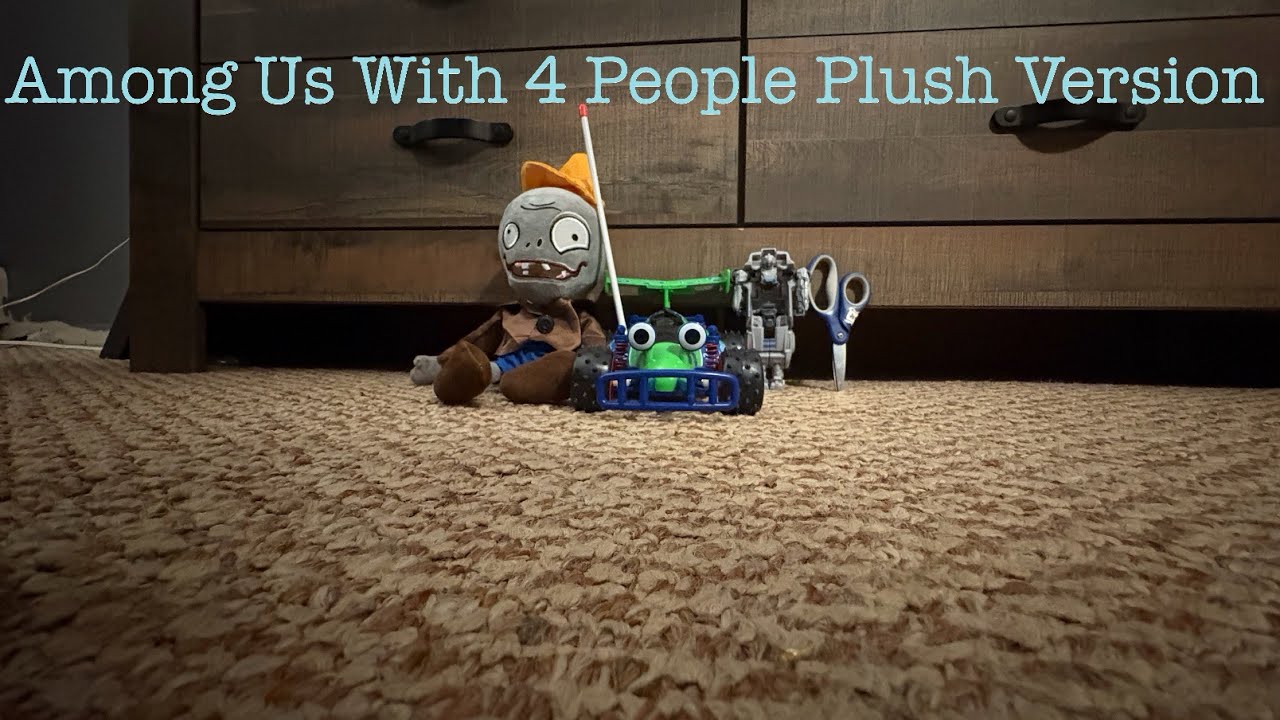 Among Us With 4 People Plush Version 