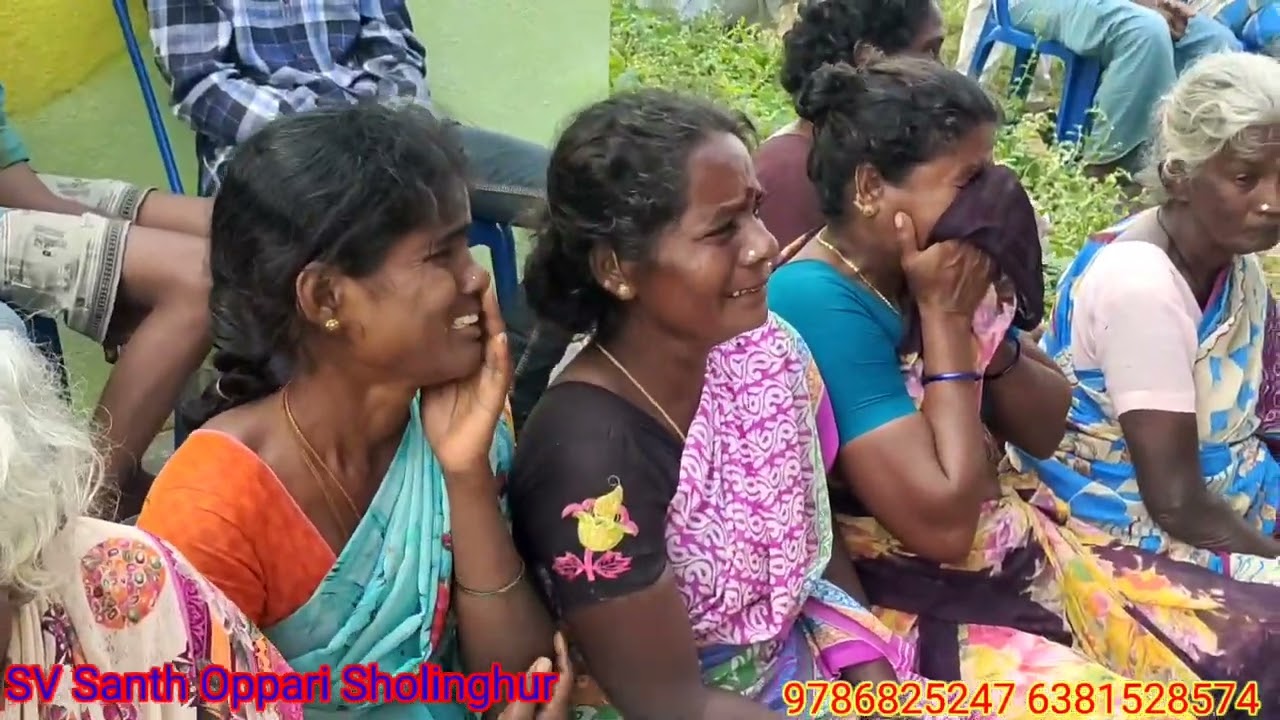 ராஜ்குமார் 21 வயது மகனை இழந்த தாய் தந்தை _ன் துயரம் SV Santh _ன் Oppari .... இடம்:பிள்ளையார் குப்பம்