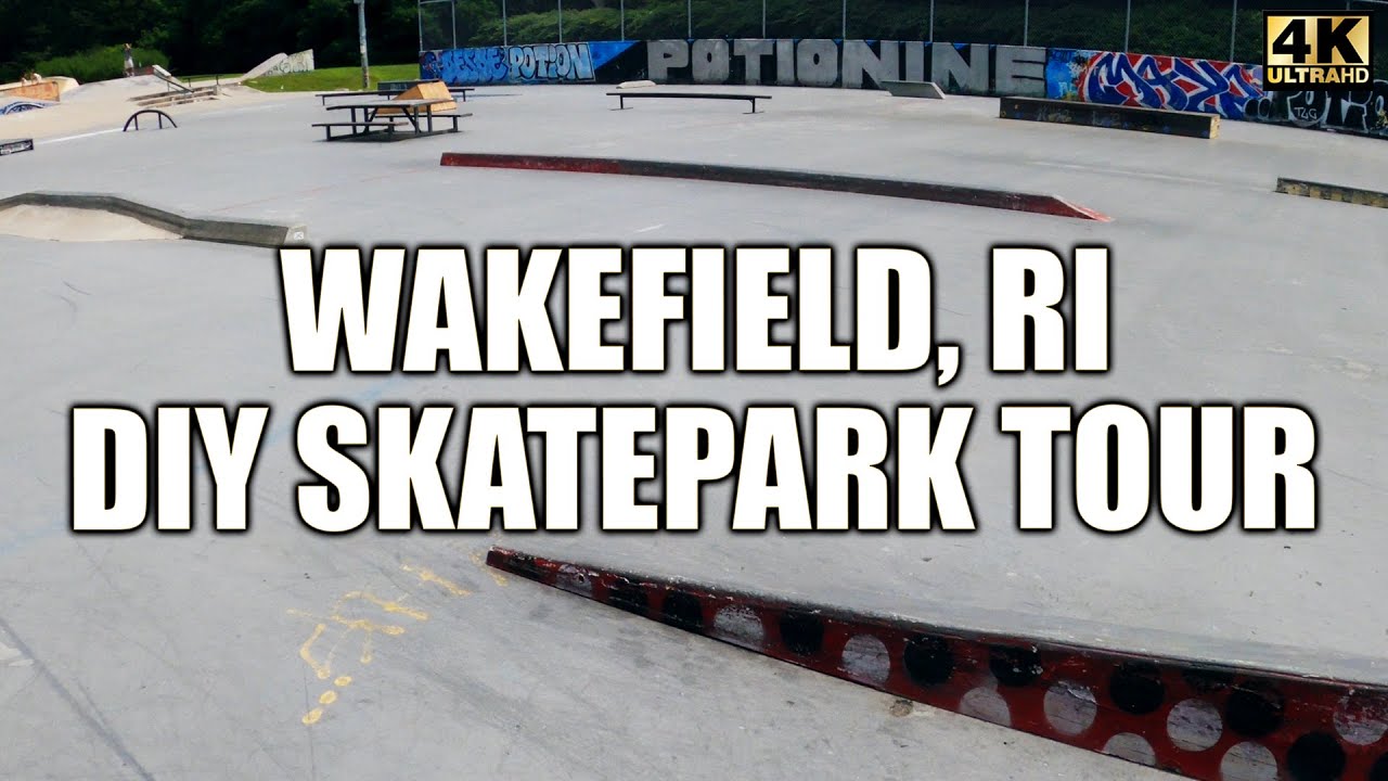 SLAPPY CURB PARADISE! Wakefield Skatepark Tour | South Kingston, RI