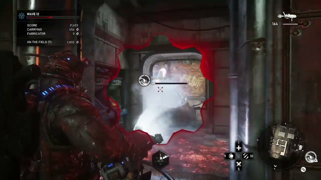 Gears 5 Horde Frenzy Solo Gunner Class Mulcher Build