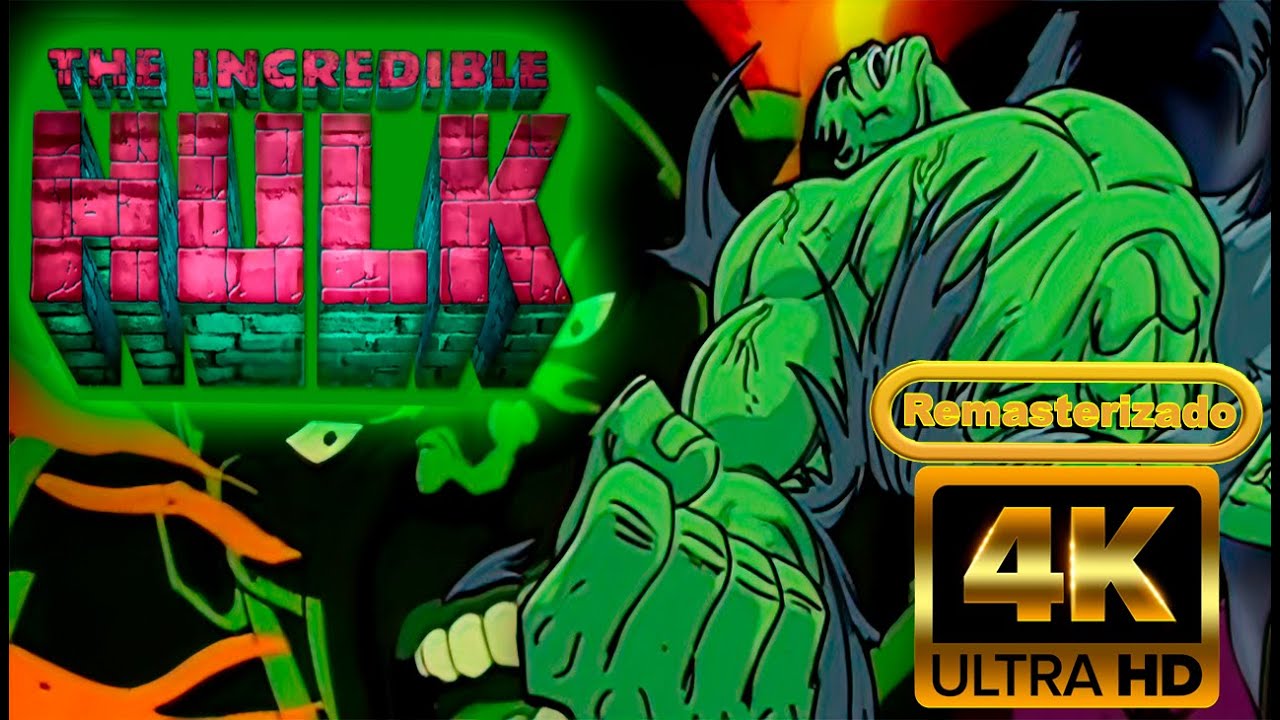 Intro Hulk serie animada de los 90  remasterizada en 4k