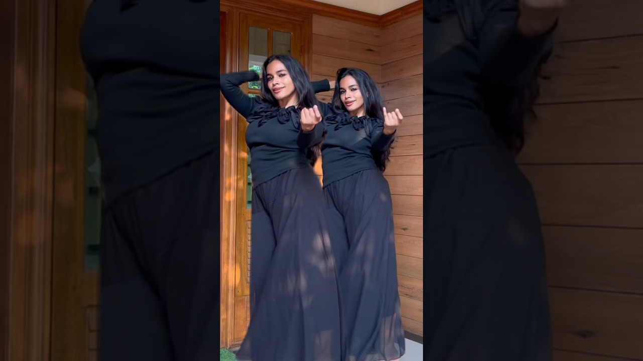 Twinning for Afghan Jalebi 🤪| Anju Vinod | #shorts #dance #danceshorts #dancer
