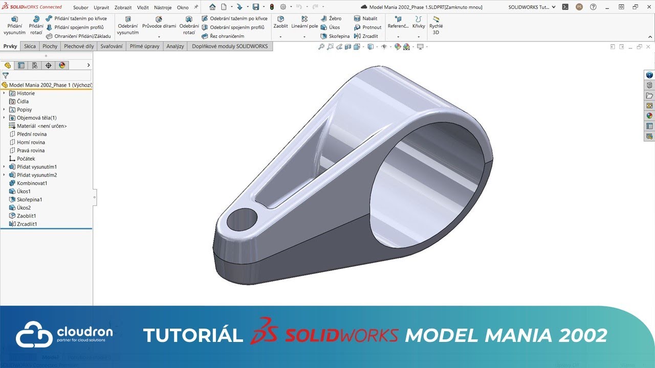 11 Tutoriál SOLIDWORKS: Model Mania 2002 – cz/sk