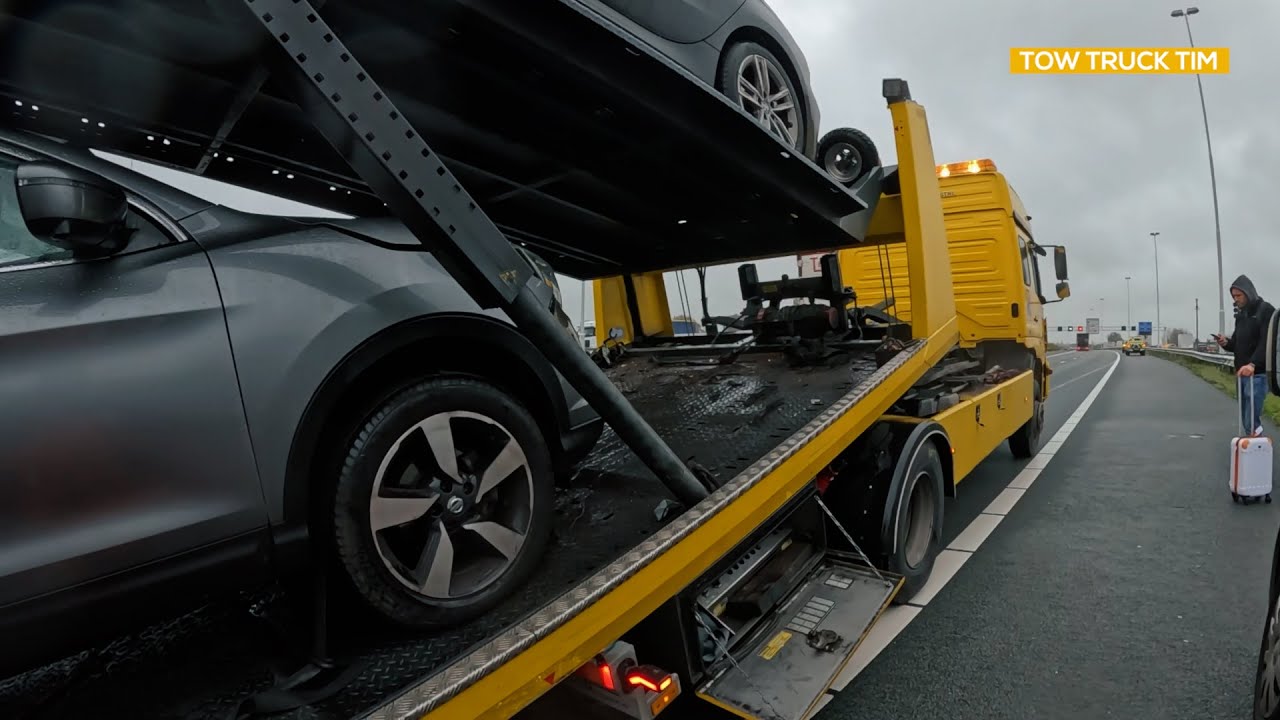 Het leven van een berger! #57 Grote kettingbotsing #Beneluxtunnel ! 3 voertuigen meegenomen..
