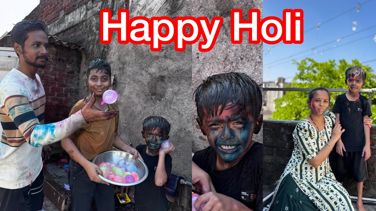 હૈ પી હોલી #happy Holi😳 #hardikvlog #Hardikvideo