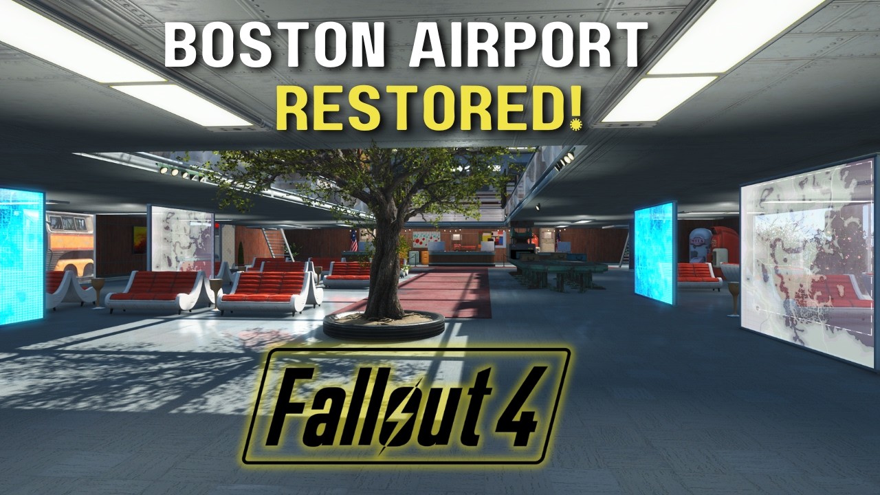 Restoring Boston Airport in Fallout 4 (Ep. 19) Cleaning the Commonwealth