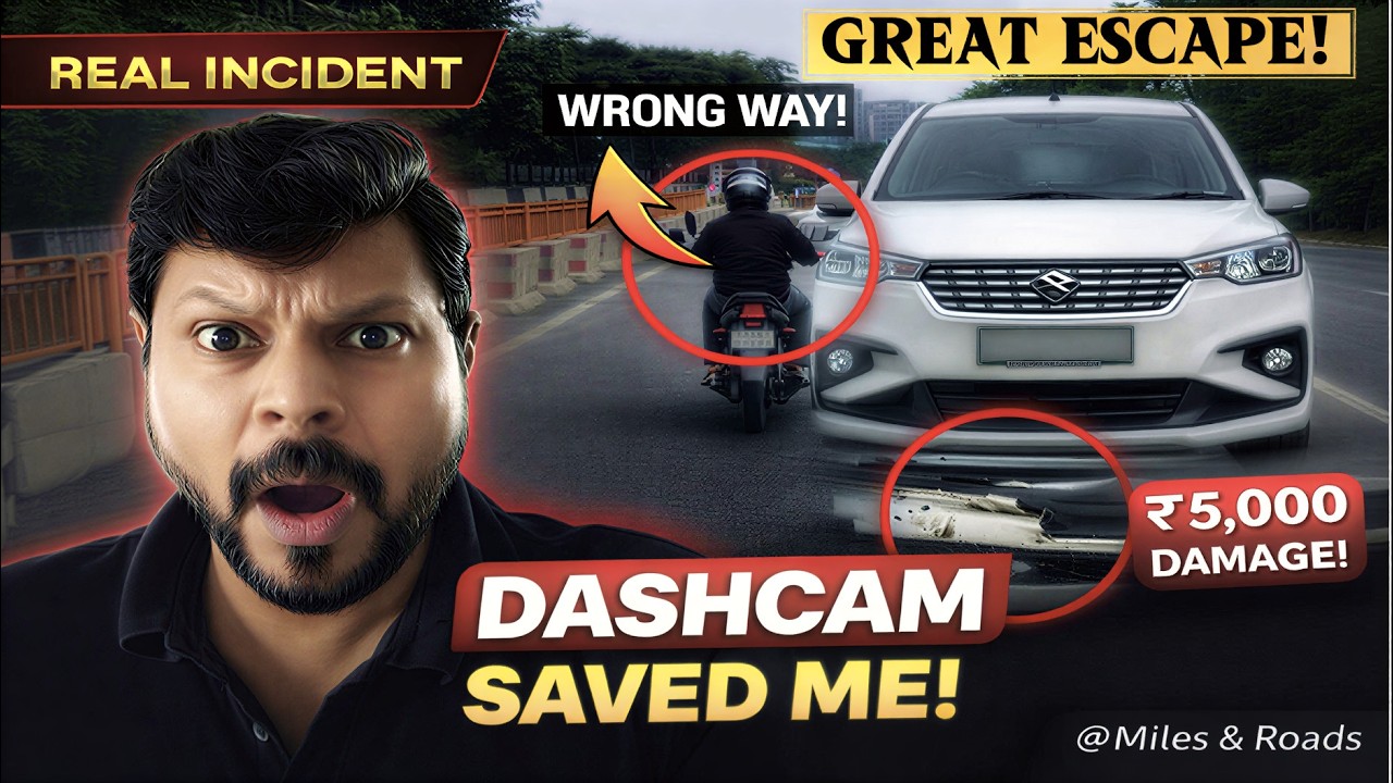 🚗Minor Accident but Big Lesson| How i escaped |Tamil | How to Install Dashcam in Car