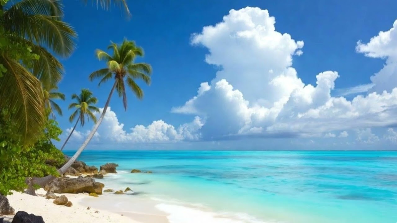 Cinematic Video Footage Relaxing Ocean Waves