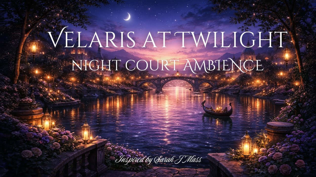 🌙 Velaris at Twilight | Night Court Ambience | City of Starlight