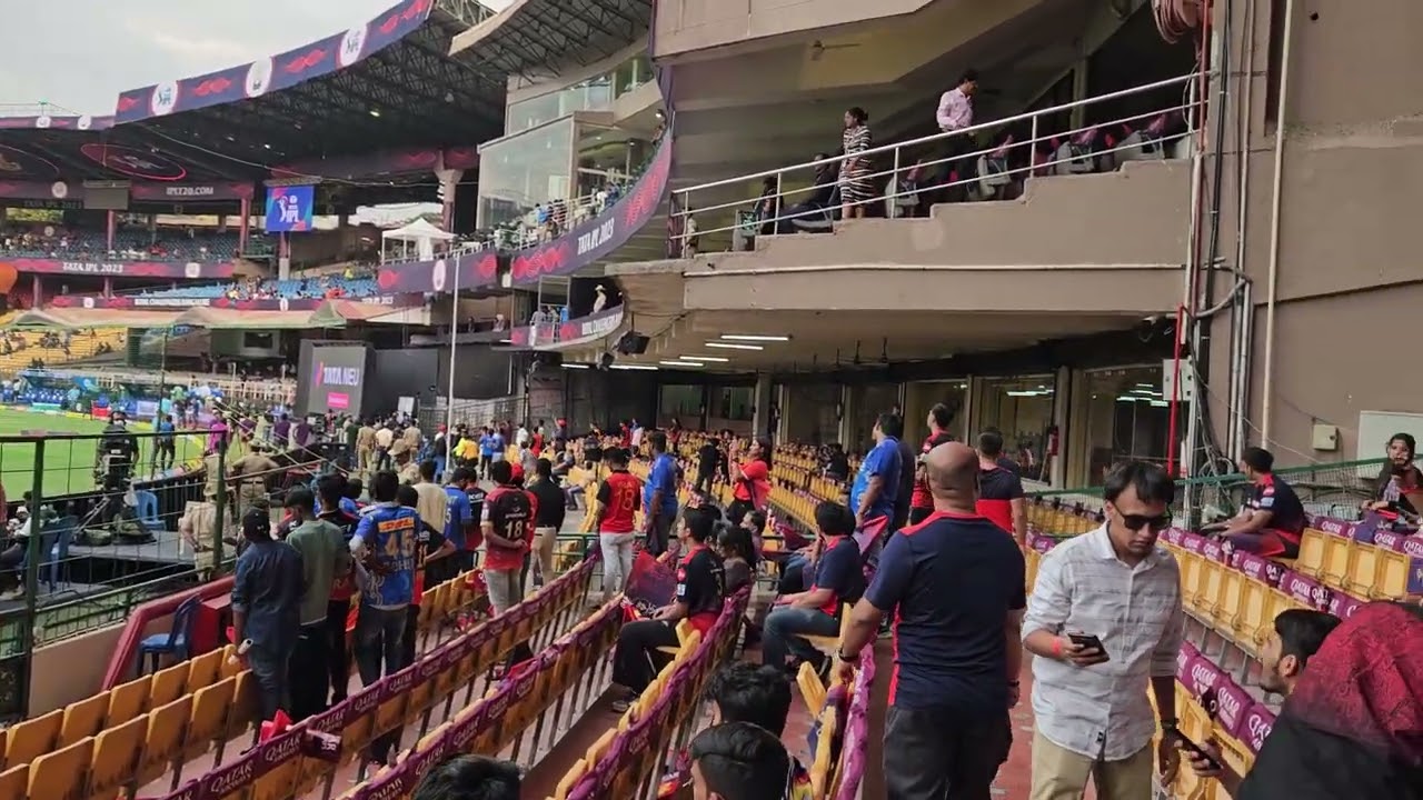View from P1 Annexe at M Chinnaswamy Stadium, Bengaluru