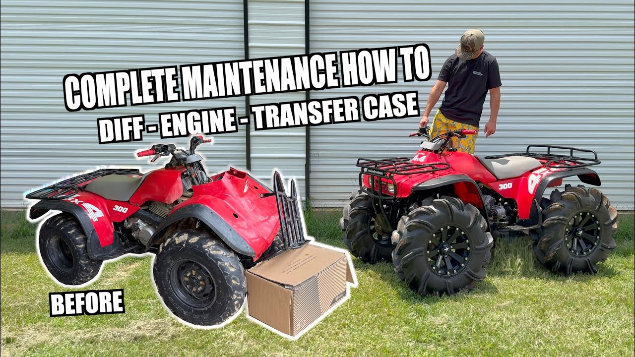 RESTORING MY 1993 HONDA 300!!!