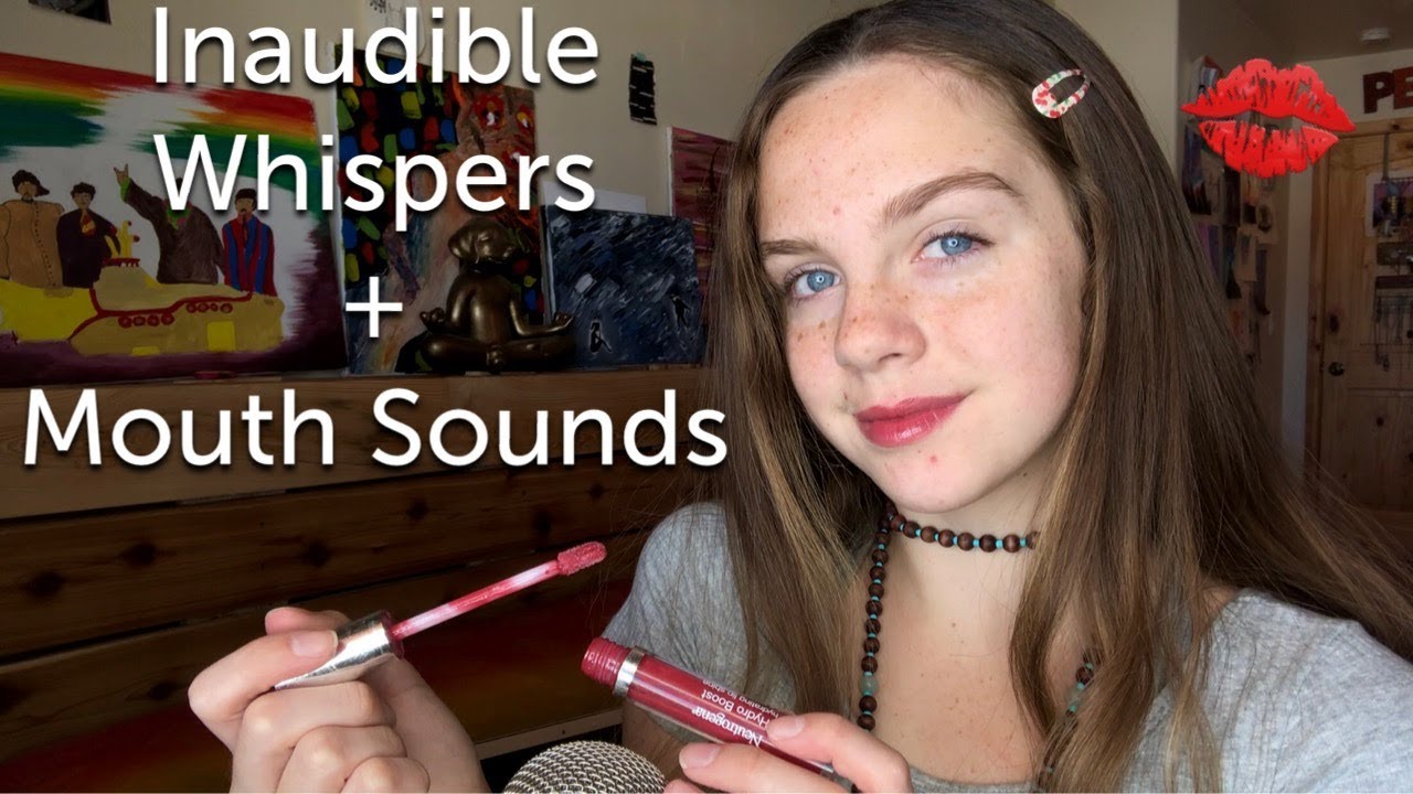 ASMR Inaudible Whispering (Mouth Sounds, Hand Movements)