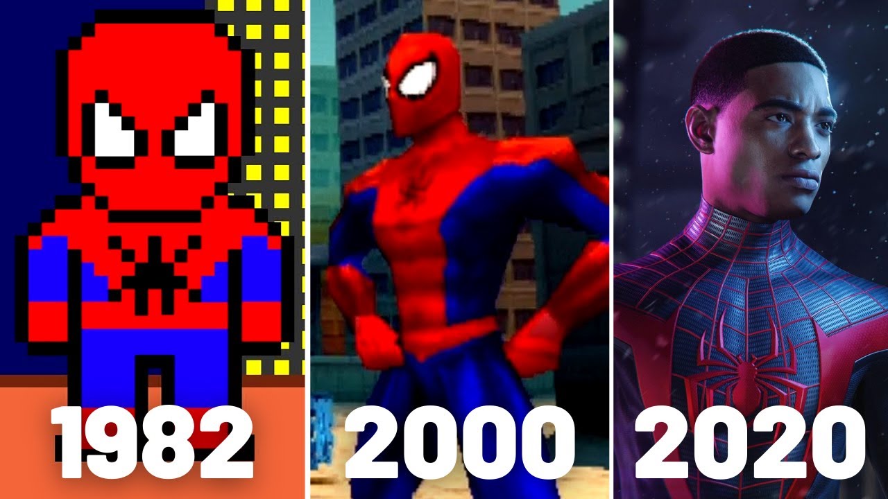 Evolution of Spider-Man Games 1982-2020