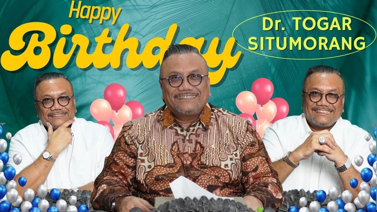 SELAMAT ULANG TAHUN KE-59, DR. TOGAR SITUMORANG, SH., MH., M.AP., C.MED., CLA.