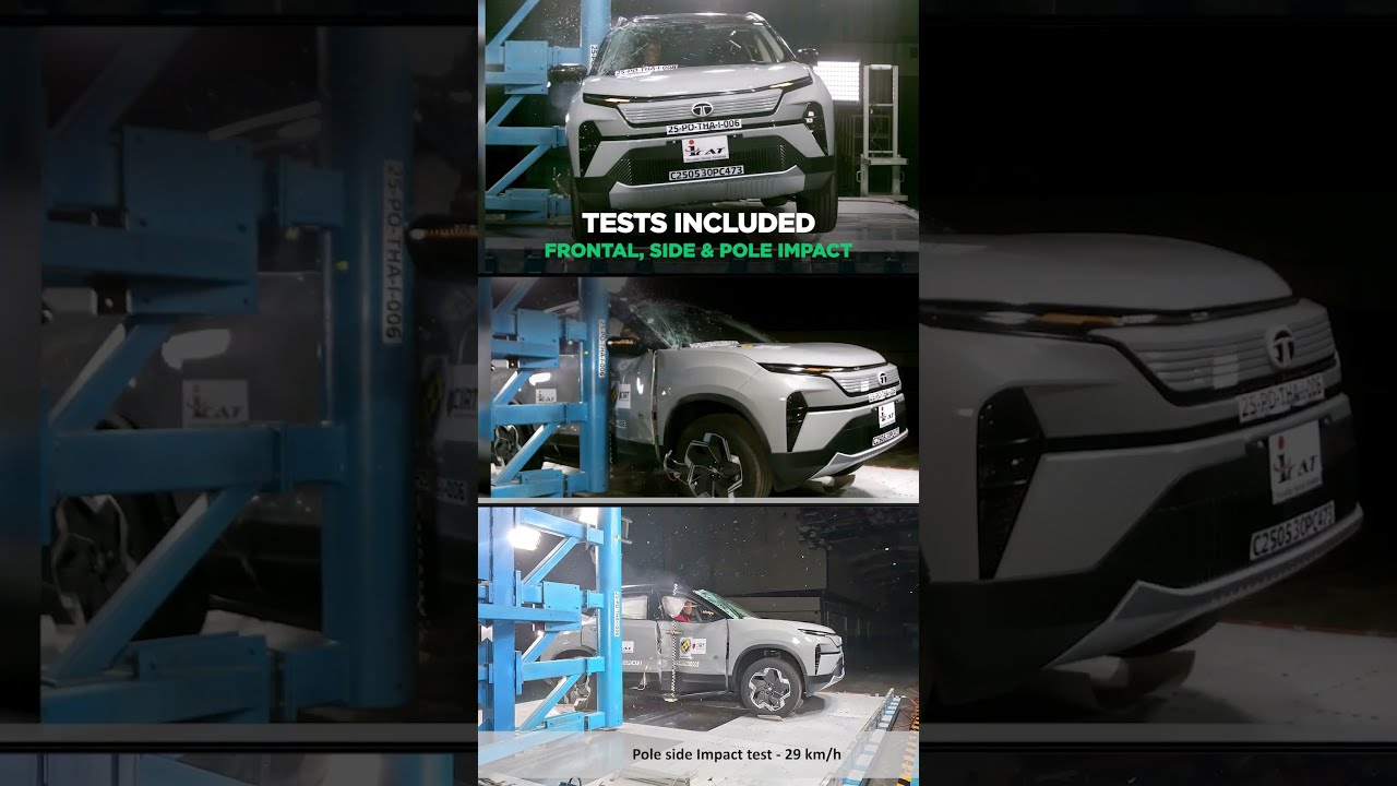 Tata Harrier EV Crash Tested At Bharat NCAP