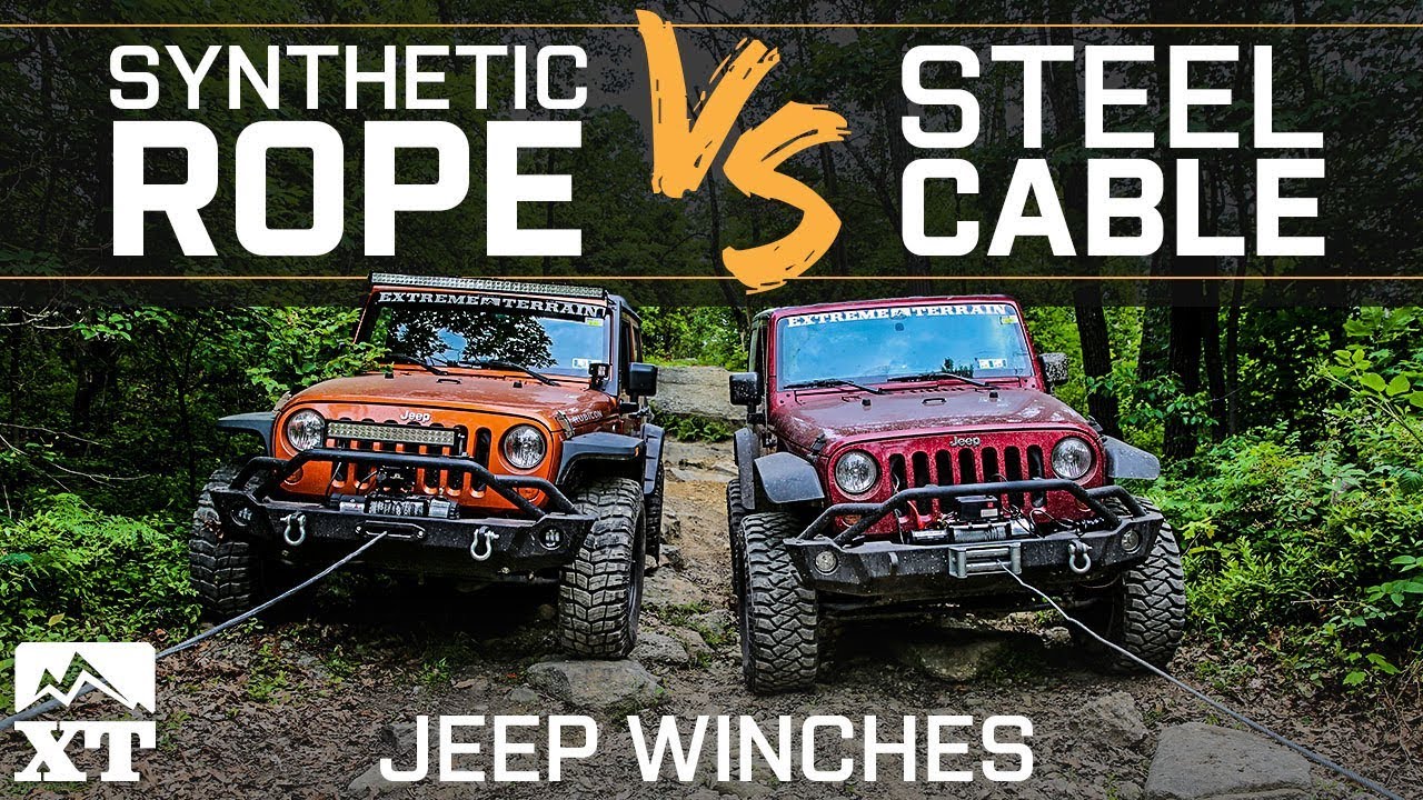 The Best Winch Line For Your Jeep Wrangler - Steel Cable vs Synthetic Line