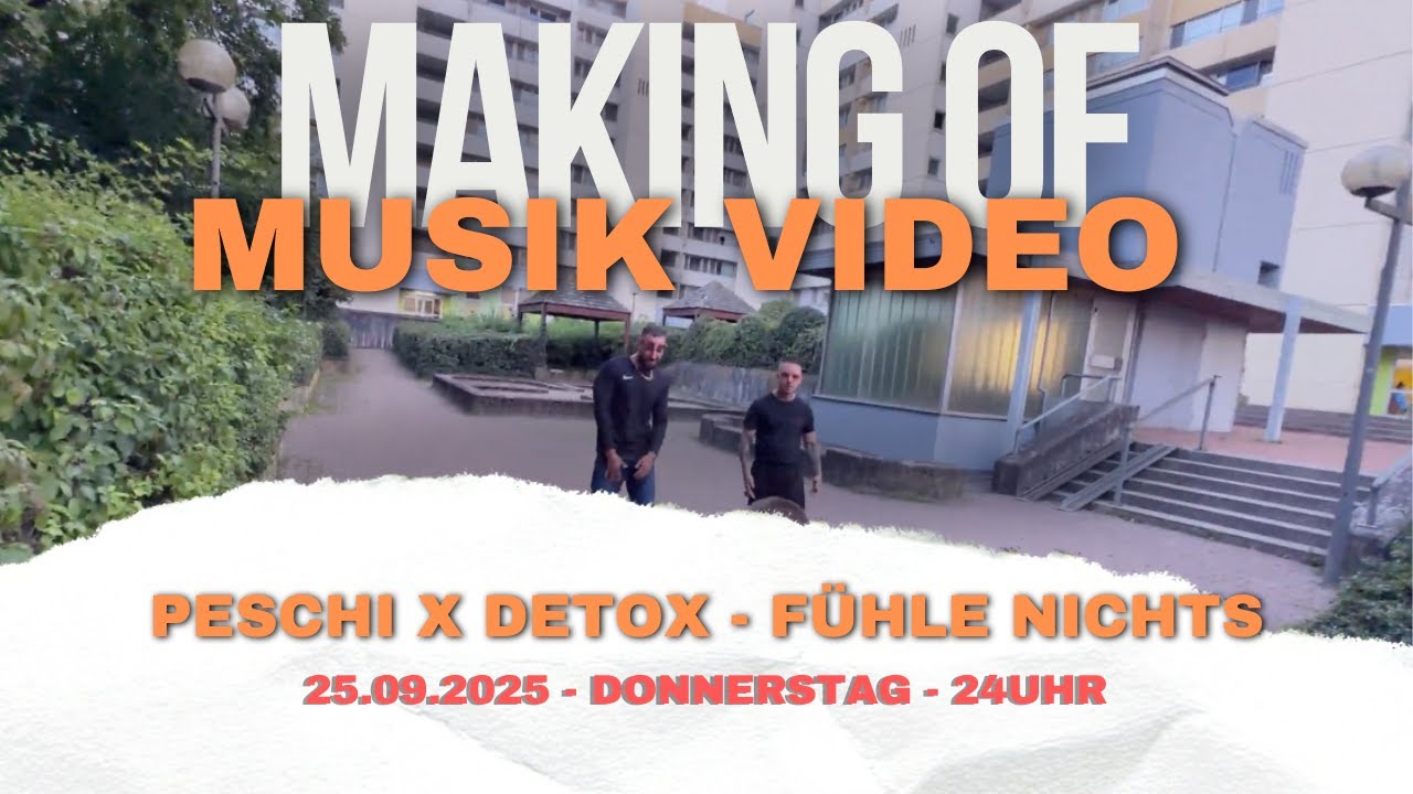 🔥Behind the Scenes Musikvideo zu Fühle Nichts🎥
