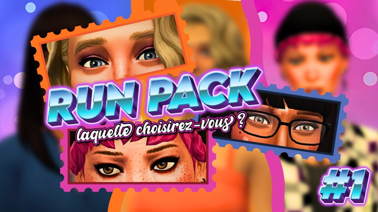 1 SIMS, 1 PACK, 1000 VIES... mais laquelle CHOISIREZ-VOUS ? 🫵 | RUN PACK CHALLENGE #1 | SIMS 4
