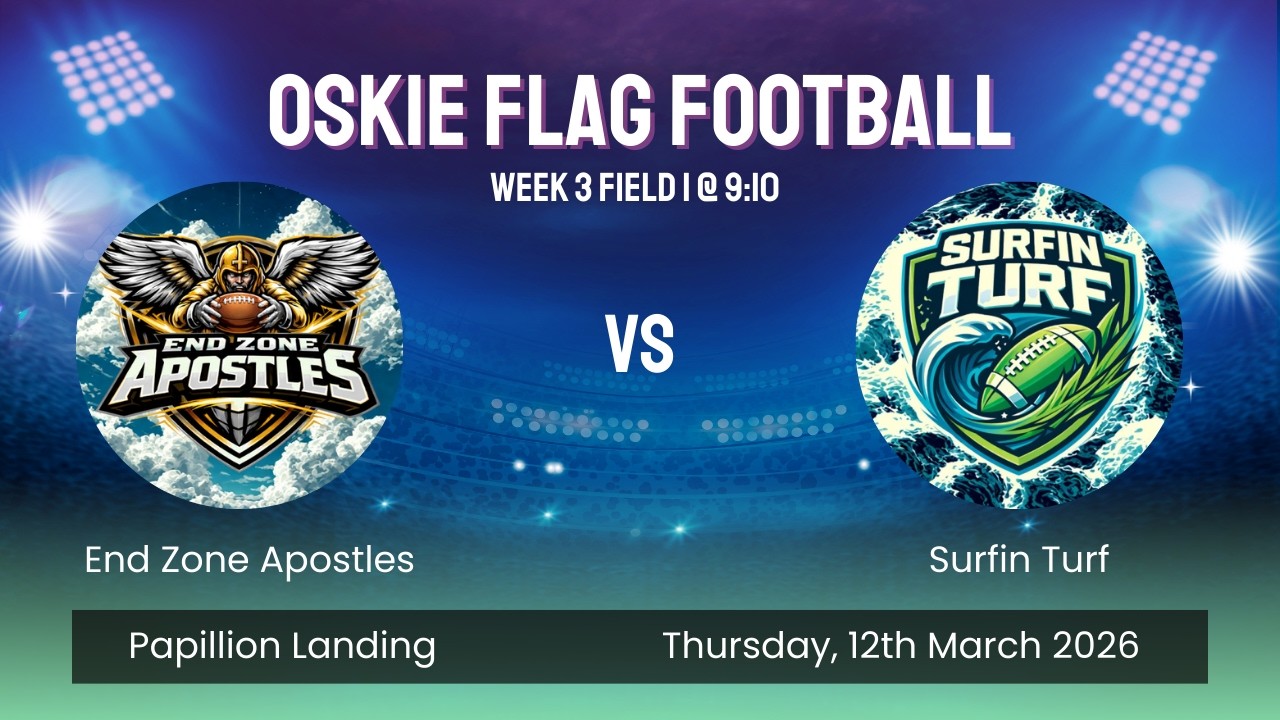 End Zone Apostles v Surfin Turf