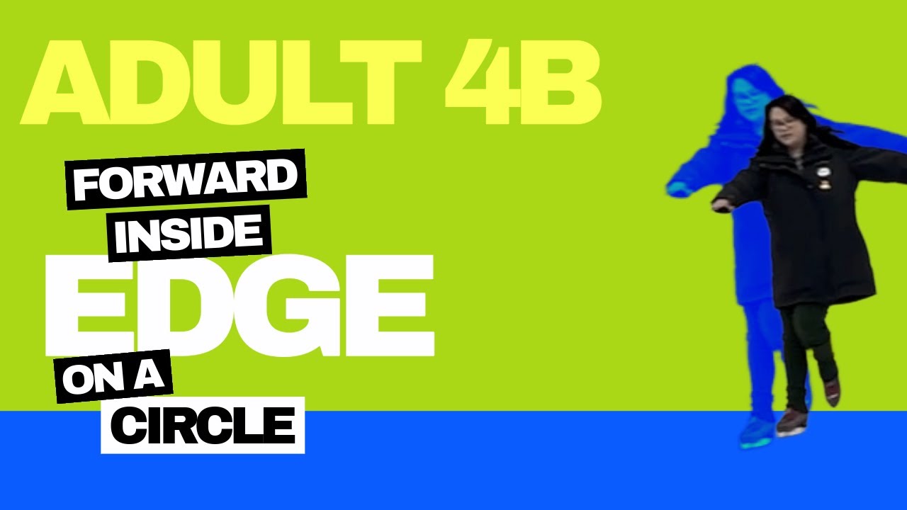 Adult 4 B Forward Inside Edge on a Circle #adultfigureskating