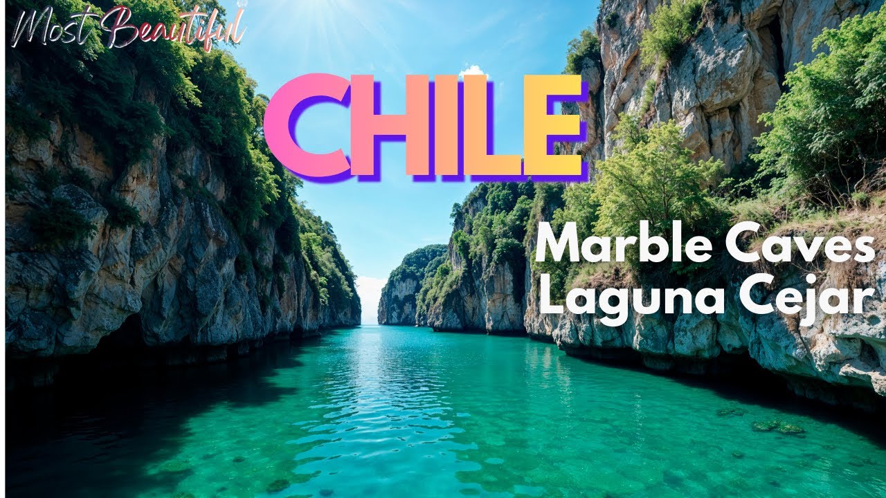 Chile's Marble Cathedral in 4K: A Journey Through Nature's Sculpture Gallery | Laguna Cesár