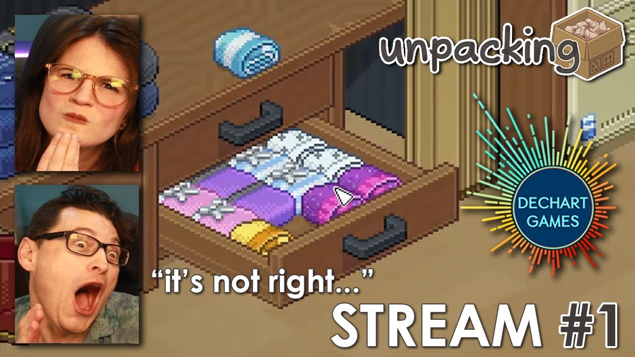 #1 Unpacking BEGINS! w/ Bryan & Amelia of Dechart Games