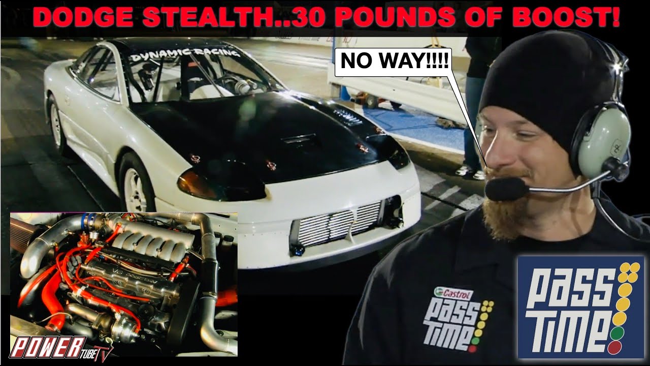 ПРОВЕДИТЕ ВРЕМЯ — Drag Racing Gameshow — Dodge Stealth 30#'s Boost Runs Что? — Полный эпизод