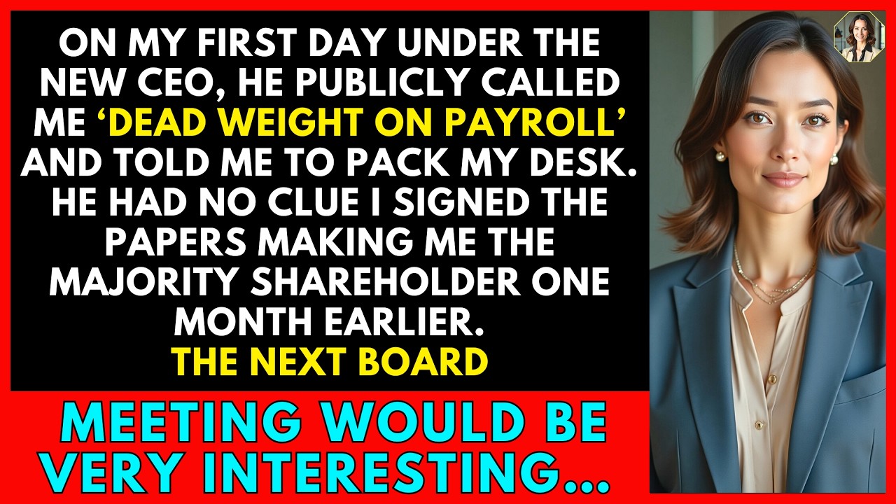 The New CEO Fired Me, Not Knowing I’d Become the Majority Shareholder One Month Earlier