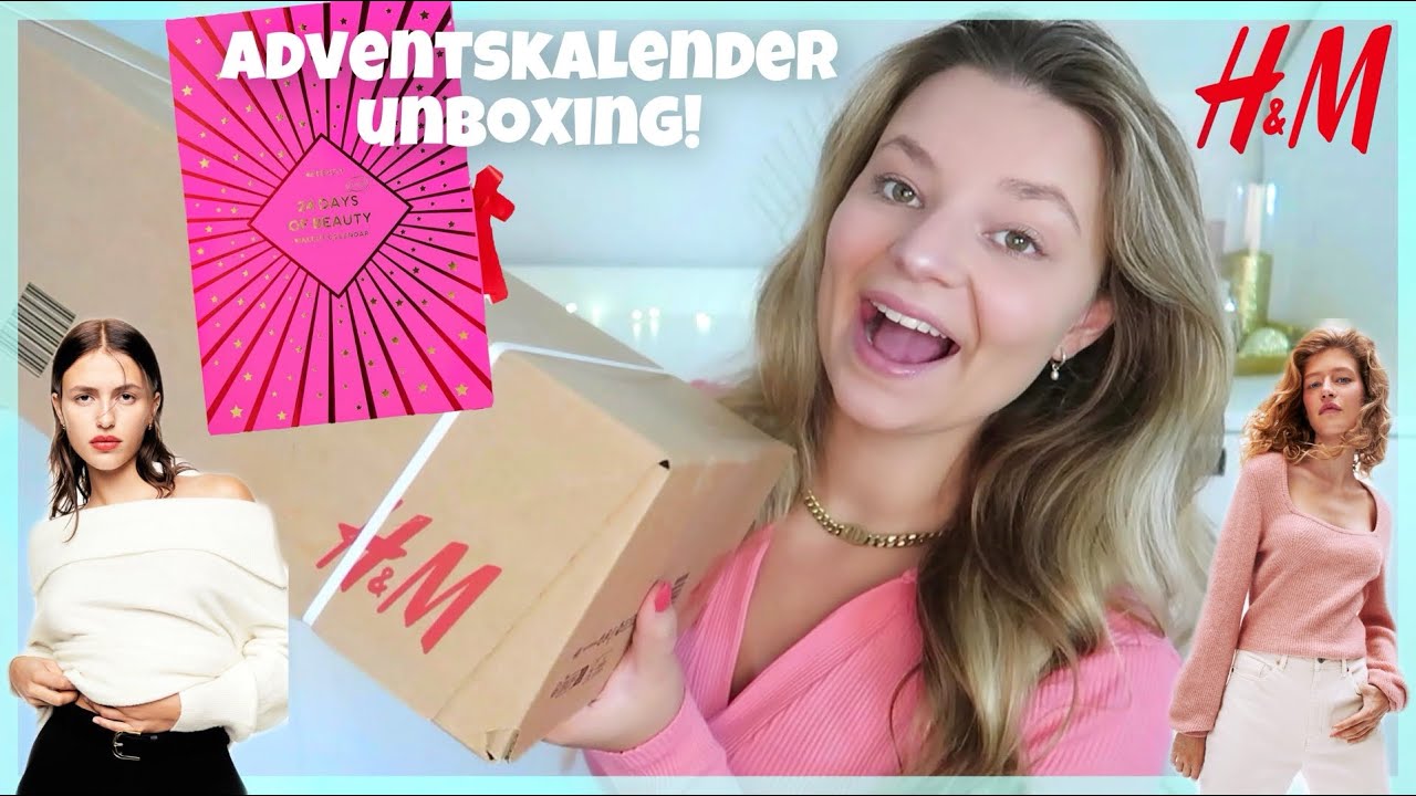 H&M TRY-ON SHOPLOG & ADVENTSKALENDER UNBOXING | Joyce Rikken