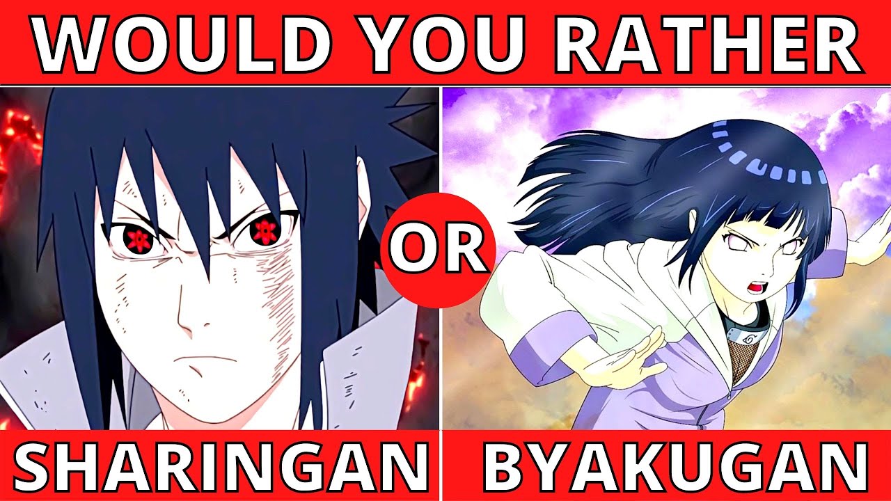 Would You Rather NARUTO EDITION ( HARD ) // NARUTO QUIZ 😵😍