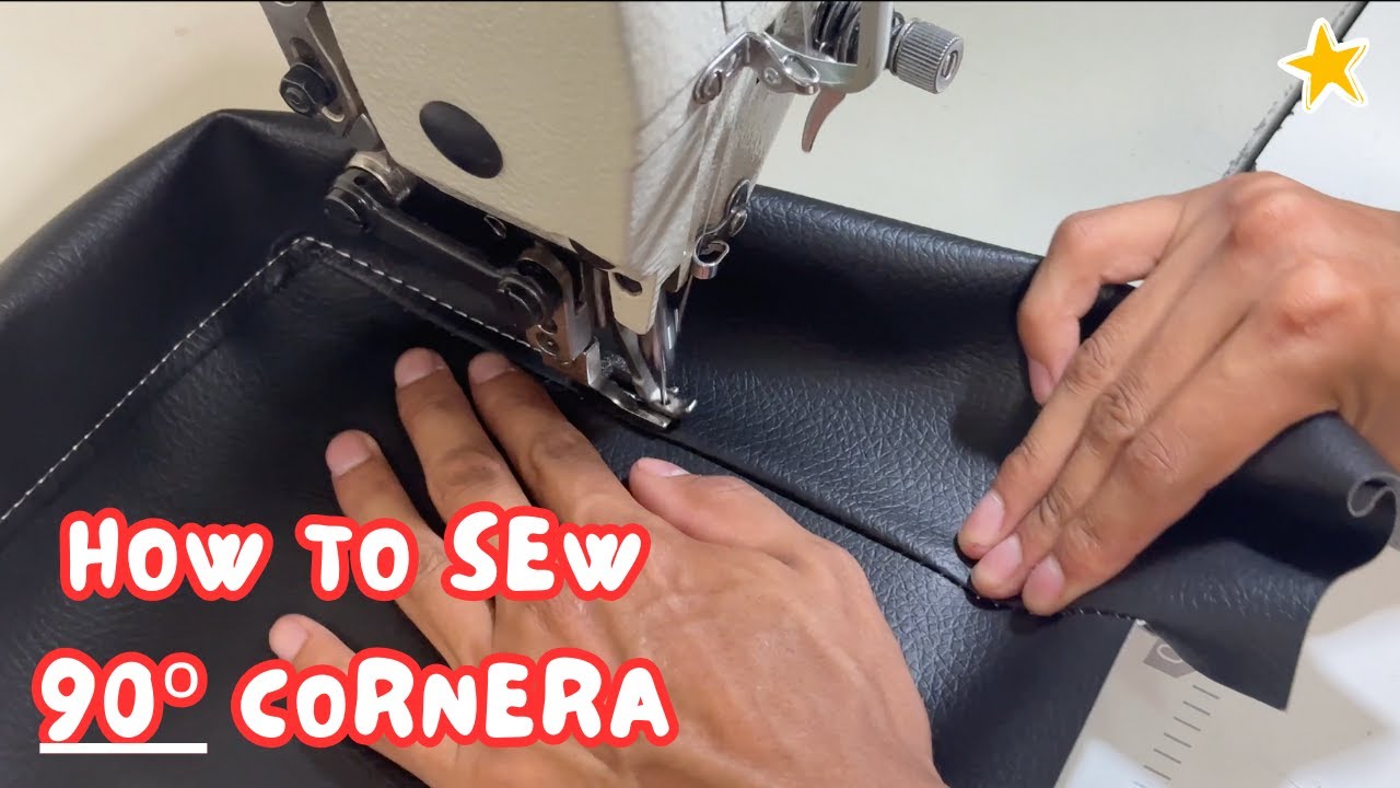 COMO COSER ESQUINA DE 90 GRADOS/ DOBLE COSTURA