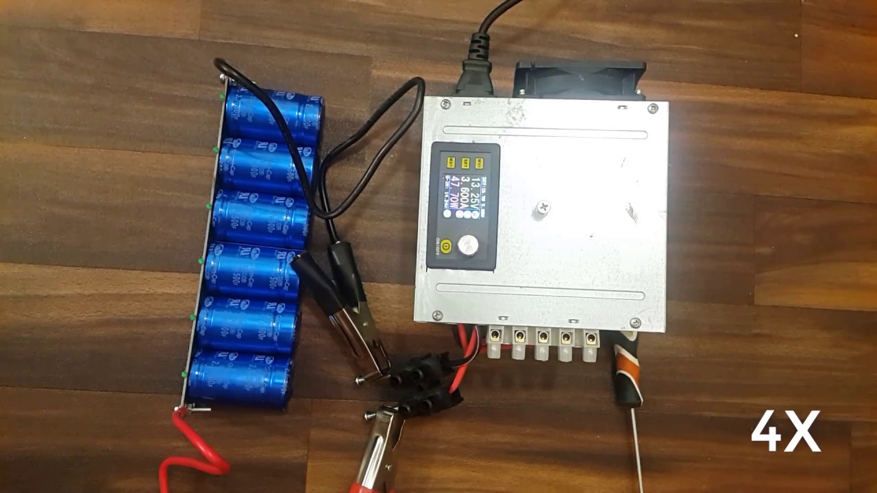 تعديل على البورد الخاص بالمكثف السوبر Super capacitor و النتيجة ( قوة هائلة )