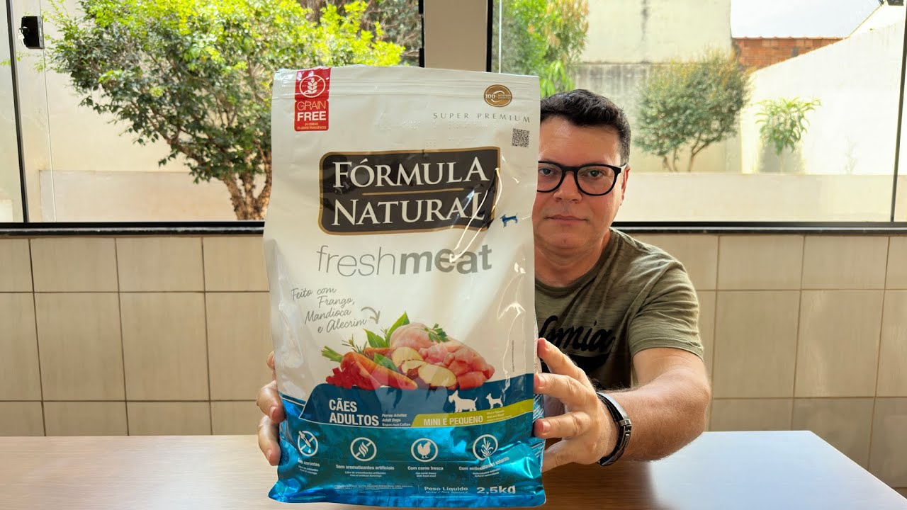 Conhecendo a ração fórmula natural fresa meat raças pequenas!!