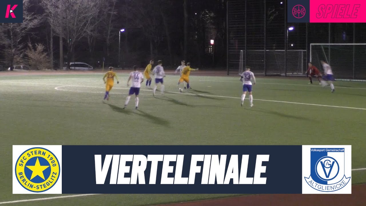 Underdog liefert großen Pokalfight | SFC Stern 1900 - VSG Altglienicke (Berliner Landespokal)