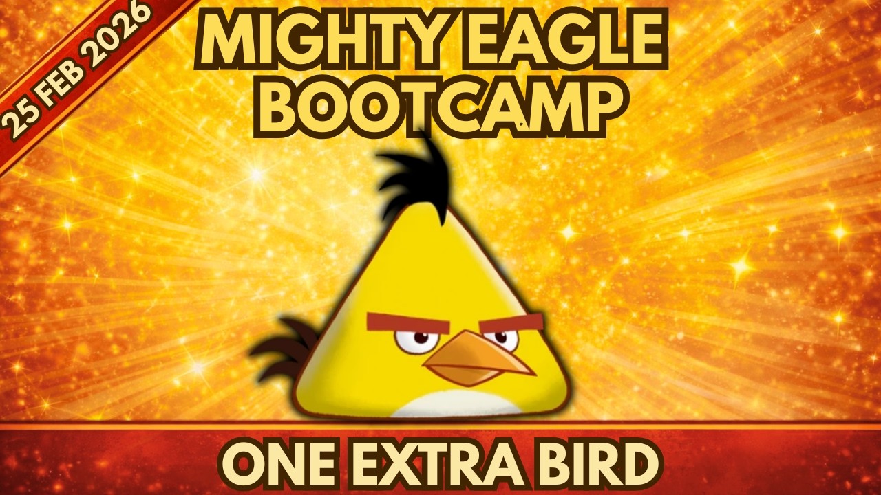 Angry Birds 2 - Mighty Eagle Bootcamp Today - 25 Feb 2026 - MEBC + Daily Challenge