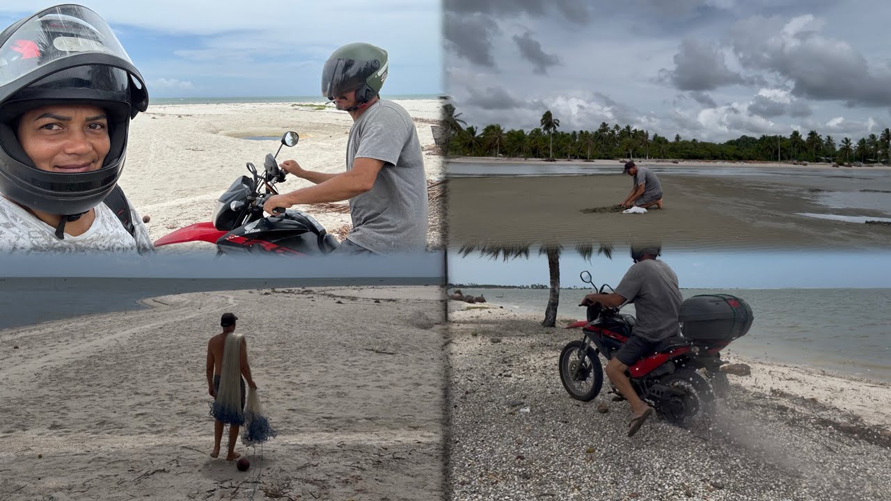 Mangue seco mais uma pescaria dessa vez testamos ir pela areia 