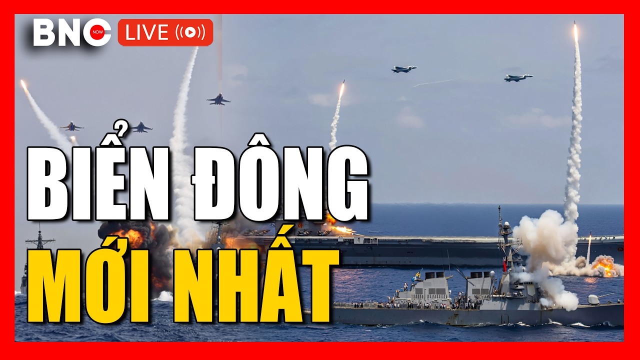 TRỰC TIẾP Biển Đông: Trung - Nhật đối đầu sát ván: Dàn tên lửa áp sát Đài Loan, Biển Đông báo động