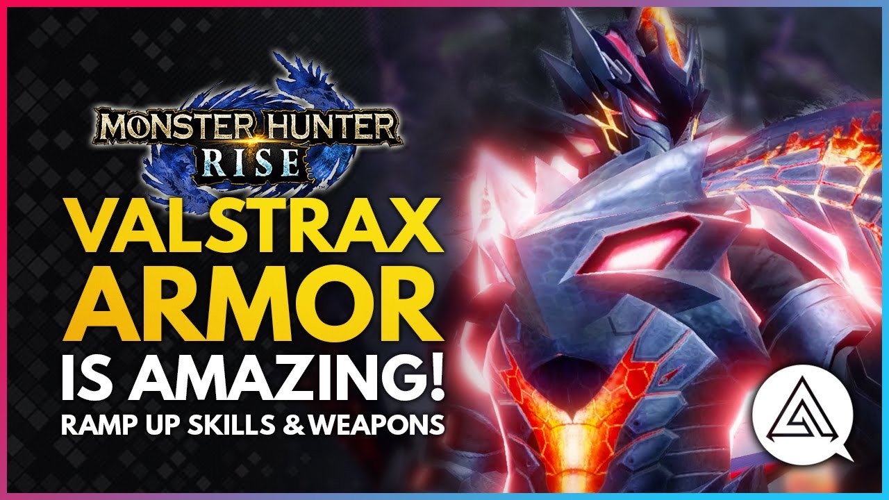 Monster Hunter Rise | Броня Valstrax просто ПОТРЯСАЮЩАЯ! Обзор навыков ношения брони, оружия и по...